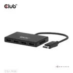 Club-3d Dp Hub Csv-7400 Displayport 1.4 Quad Monitor Mst 4x4k30hz