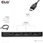 Club3D Μετατροπέας DisplayPort male σε HDMI female 1τμχ CSV-7330