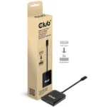 Club3D Μετατροπέας USB-C male σε DisplayPort 2x female 1τμχ CSV-1555