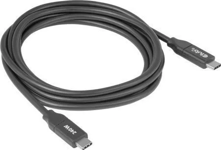 Club3D USB 2.0 Cable USB-C male - USB-C 240W Μαύρο 3m CAC-2506 Club3D USB 2.0 Cable USB-C male - USB-C 240W Μαύρο 3m CAC-2506 - Image 1