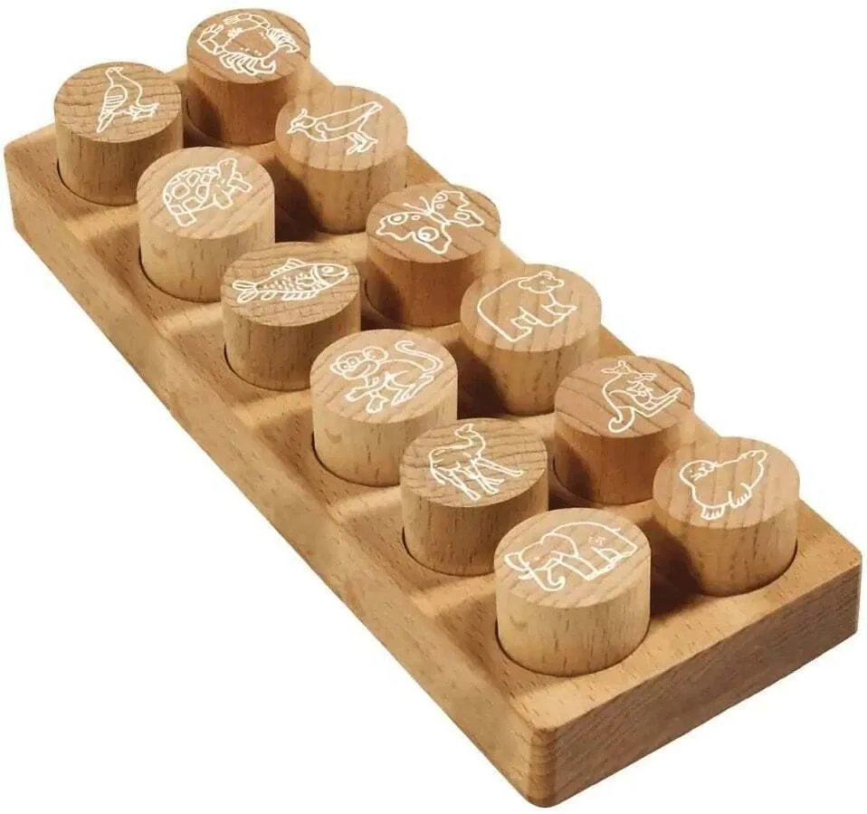 Colop Woodies Stamp Set "exotic Animation" Retail Colop Woodies Stamp Set "exotic Animation" Retail - Image 1