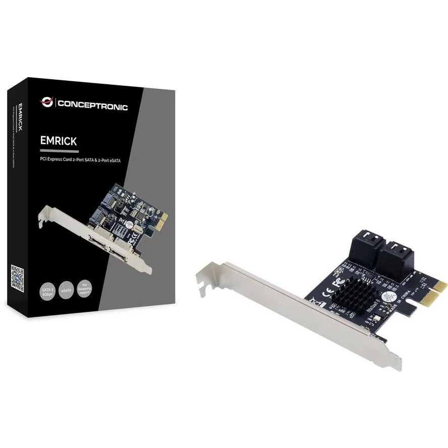 Conceptronic Κάρτα PCIe σε 2 θύρες SATA CSATA600EXI Conceptronic Κάρτα PCIe σε 2 θύρες SATA CSATA600EXI - Image 1