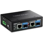 Converter Trendnet 2-port Industrial Sfp To Gigabit Poe++ Media Conv