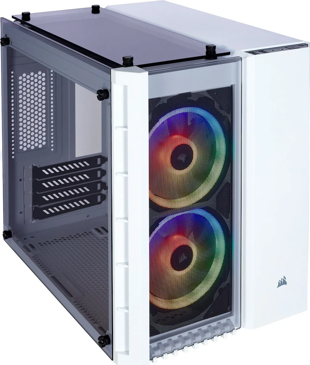 Corsair Crystal Series 280X RGB Gaming Midi Tower Κουτί Υπολογιστή με Πλαϊνό Παράθυρο Λευκό Corsair Crystal Series 280X RGB Gaming Midi Tower Κουτί Υπολογιστή με Πλαϊνό Παράθυρο Λευκό - Image 1