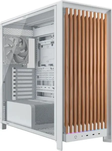 Corsair Frame 5000D WOOD RS Gaming Midi Tower Κουτί Υπολογιστή με Πλαϊνό Παράθυρο Λευκό Corsair Frame 5000D WOOD RS Gaming Midi Tower Κουτί Υπολογιστή με Πλαϊνό Παράθυρο Λευκό - Image 1