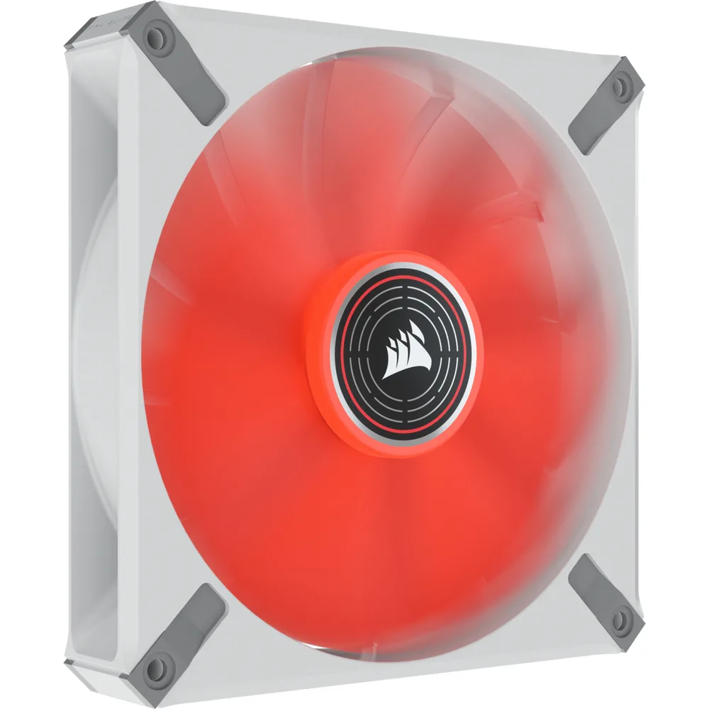Corsair ML140 LED Elite Premium Case Fan (1600rpm / 82.9cfm) με Κόκκινο Φωτισμό και Σύνδεση 4-Pin PWM Λευκό Corsair ML140 LED Elite Premium Case Fan (1600rpm / 82.9cfm) με Κόκκινο Φωτισμό και Σύνδεση 4-Pin PWM Λευκό - Image 1