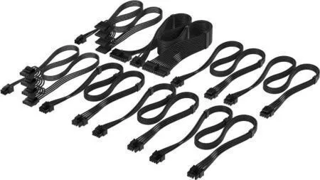 Corsair Premium Individually Sleeved - Cable Μαύρο CP-8920377 Corsair Premium Individually Sleeved - Cable Μαύρο CP-8920377 - Image 1