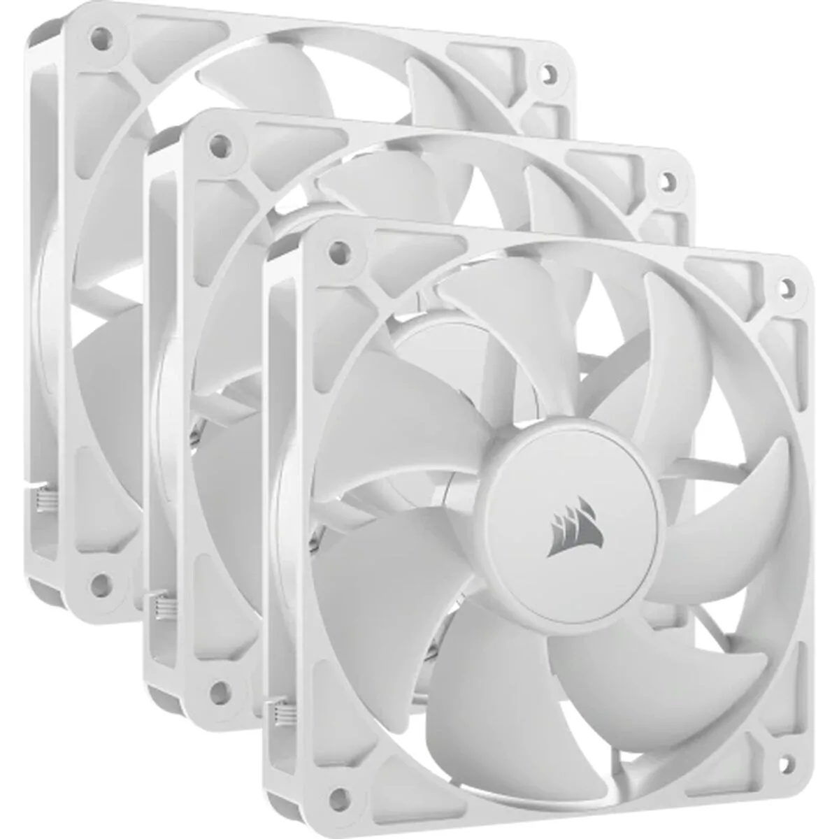 Corsair RS120 Case Fan (2100rpm / 72.8cfm) Χωρίς Led Φωτισμό και Σύνδεση 4-Pin PWM 3τμχ Λευκό Corsair RS120 Case Fan (2100rpm / 72.8cfm) Χωρίς Led Φωτισμό και Σύνδεση 4-Pin PWM 3τμχ Λευκό - Image 1
