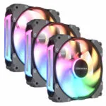 Cougar Apolar 120 Case Fan (2200rpm / 75.38cfm) με ARGB Φωτισμό και Σύνδεση 3-Pin / 4-Pin PWM 3τμχ