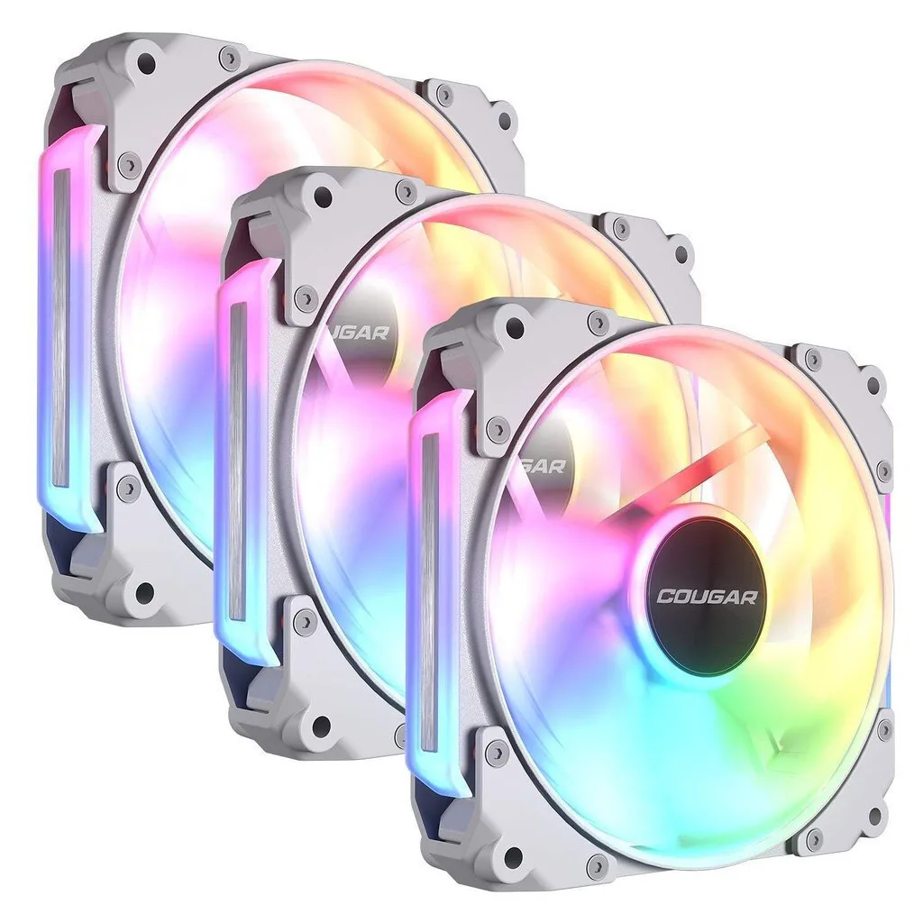 Cougar Apolar 120 Reverse Blade Case Fan (2200rpm / 75.38cfm) με ARGB Φωτισμό και Σύνδεση 3-Pin / 4-Pin PWM 3τμχ Λευκό Cougar Apolar 120 Reverse Blade Case Fan (2200rpm / 75.38cfm) με ARGB Φωτισμό και Σύνδεση 3-Pin / 4-Pin PWM 3τμχ Λευκό - Image 1