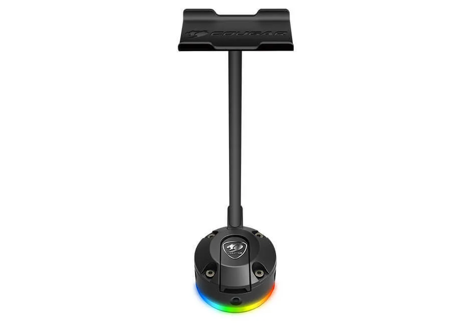 Cougar Bunker S RGB Επιτραπέζια Βάση Ακουστικών με Φωτισμό LED και Θύρα USB Μαύρη Cougar Bunker S RGB Επιτραπέζια Βάση Ακουστικών με Φωτισμό LED και Θύρα USB Μαύρη - Image 1