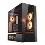 Cougar CFV235 Vision Gaming Midi Tower Κουτί Υπολογιστή με Πλαϊνό Παράθυρο και RGB Φωτισμό Μαύρο