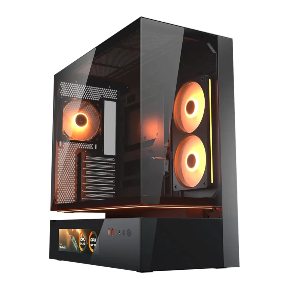 Cougar CFV235 Vision Gaming Midi Tower Κουτί Υπολογιστή με Πλαϊνό Παράθυρο και RGB Φωτισμό Μαύρο Cougar CFV235 Vision Gaming Midi Tower Κουτί Υπολογιστή με Πλαϊνό Παράθυρο και RGB Φωτισμό Μαύρο - Image 1