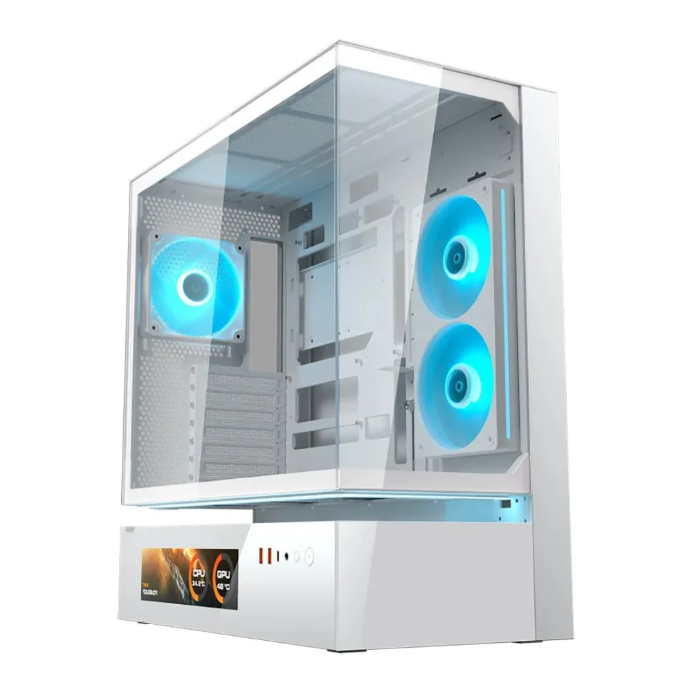 Cougar CFV235 Vision Gaming Midi Tower Κουτί Υπολογιστή με RGB Φωτισμό Λευκό Cougar CFV235 Vision Gaming Midi Tower Κουτί Υπολογιστή με RGB Φωτισμό Λευκό - Image 1