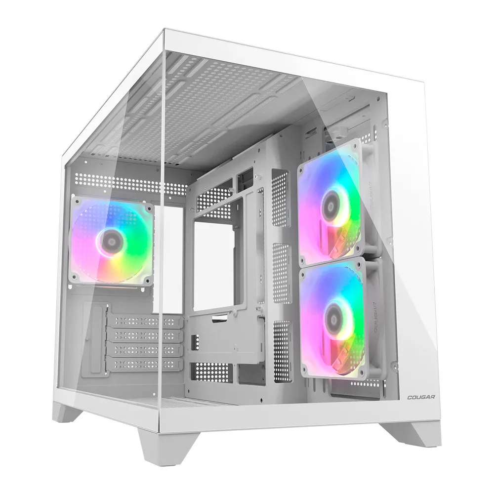 Cougar FV150 MINI Gaming Mini Tower Κουτί Υπολογιστή με Πλαϊνό Παράθυρο Λευκό Cougar FV150 MINI Gaming Mini Tower Κουτί Υπολογιστή με Πλαϊνό Παράθυρο Λευκό - Image 1