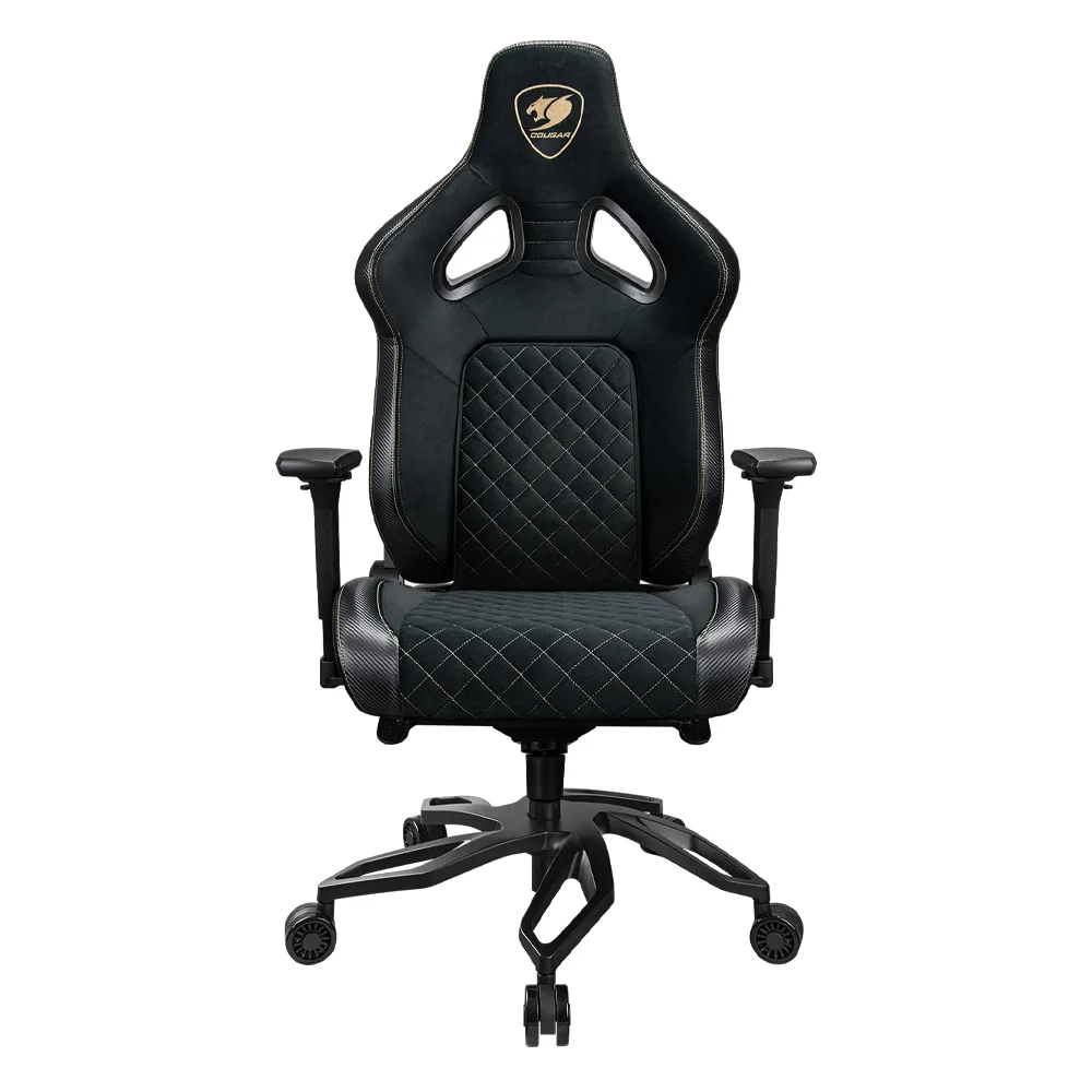 Cougar Titan Pro V2 Gold F Υφασμάτινη Καρέκλα Gaming με Ρυθμιζόμενα Μπράτσα Μαύρη Cougar Titan Pro V2 Gold F Υφασμάτινη Καρέκλα Gaming με Ρυθμιζόμενα Μπράτσα Μαύρη - Image 1
