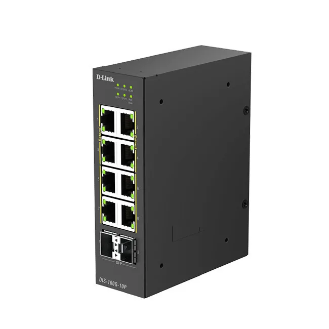 D-Link DIS-100G-10P Unmanaged L2 PoE+ Switch με 10 Θύρες Gigabit (1Gbps) Ethernet D-Link DIS-100G-10P Unmanaged L2 PoE+ Switch με 10 Θύρες Gigabit (1Gbps) Ethernet - Image 1
