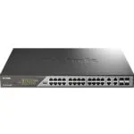D-Link DSS-200G-28MPP/E Managed L2 PoE++ Switch με 24 Θύρες Gigabit (1Gbps) Ethernet και 4 SFP Θύρες