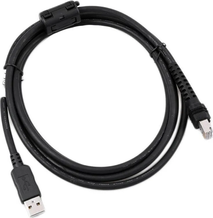 Datalogic USB 2.0 Cable USB-A male - RJ45 Μαύρο 2m (CAB-438) Datalogic USB 2.0 Cable USB-A male - RJ45 Μαύρο 2m (CAB-438) - Image 1