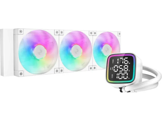 Deepcool LD360 Υδρόψυξη AIO CPU με 3 Ανεμιστήρες 120mm και RGB Φωτισμό Λευκή Deepcool LD360 Υδρόψυξη AIO CPU με 3 Ανεμιστήρες 120mm και RGB Φωτισμό Λευκή - Image 1