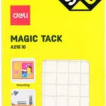 Deli Κόλλα Αυτοκόλλητο Magic Tack 10x10mm Γενικής Χρήσης 35gr 60τμχ 21610