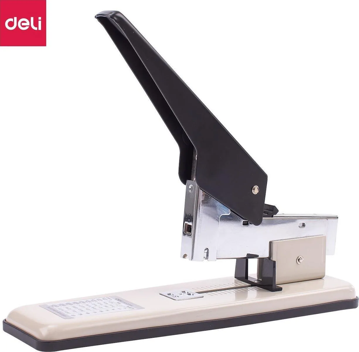 Deli Heavy Duty Stapler Do 210 Sheets Gray 0393 Deli Heavy Duty Stapler Do 210 Sheets Gray 0393 - Image 1