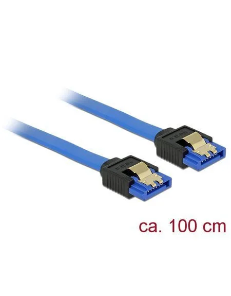 DeLock 7-Pin SATA III - 7-Pin SATA III 100cm Μπλε 84981 DeLock 7-Pin SATA III - 7-Pin SATA III 100cm Μπλε 84981 - Image 1