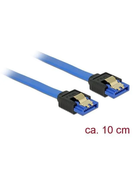DeLock 7-Pin SATA III - 7-Pin SATA III 10cm Μπλε 84976 DeLock 7-Pin SATA III - 7-Pin SATA III 10cm Μπλε 84976 - Image 1