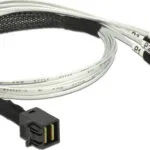 DeLock Cable Mini Sas Hd 4 Mini SAS - 7-Pin SATA III 50cm Μαύρο 83392