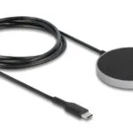 DeLock Ασύρματος Φορτιστής (Qi Pad) 15W Μαύρος (66467)