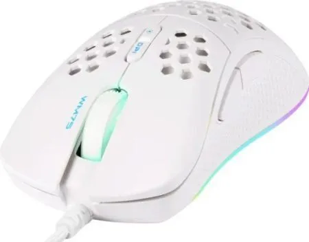Deltaco WM75 RGB Gaming Ποντίκι Λευκό Deltaco WM75 RGB Gaming Ποντίκι Λευκό - Image 1
