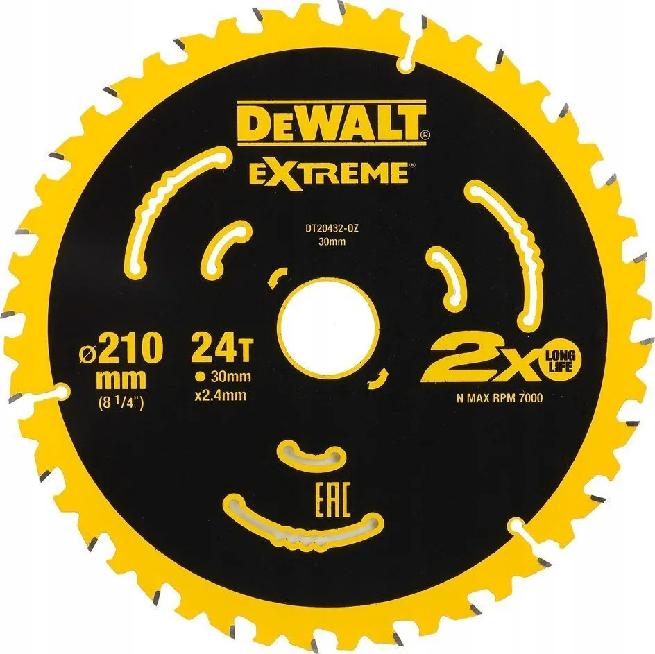 Dewalt Δίσκος Κοπής 210mm Dewalt Δίσκος Κοπής 210mm - Image 1