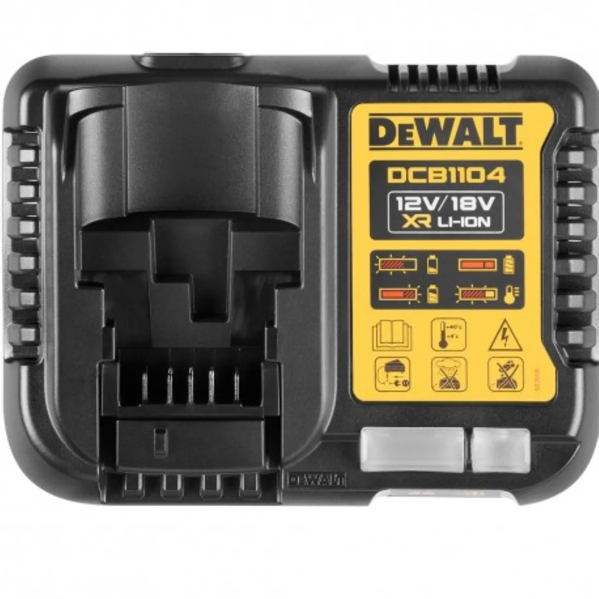 DEWALT Φορτιστής Μπαταριών Εργαλείου 18V Λιθίου DCB1104 DEWALT Φορτιστής Μπαταριών Εργαλείου 18V Λιθίου DCB1104 - Image 1