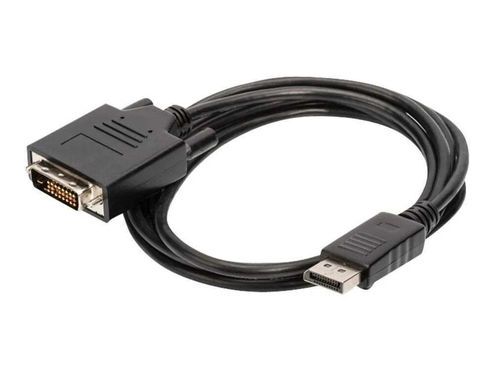 Digitus Cable DVI-D male - DisplayPort male 2m Μαύρο (AK-990900-020-S) Digitus Cable DVI-D male - DisplayPort male 2m Μαύρο (AK-990900-020-S) - Image 1
