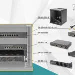 Digitus Επιτοίχια Καμπίνα Rack 6U 30x30x30cm Μαύρο DN-10-SET-1-B