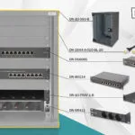 Digitus Επιτοίχια Καμπίνα Rack 9U 35x54x36cm Μαύρο DN-10-SET-2-B