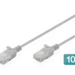 Digitus Direct Attach Copper Cat.6 (Gigabit) Καλώδιο Δικτύου Ethernet 2m Γκρι 10τμχ DK-1618-020S-10