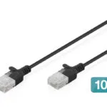 Digitus Direct Attach Copper Cat.6 (Gigabit) Καλώδιο Δικτύου Ethernet 2m Μαύρο 10τμχ DK-1618-020S-BL-10