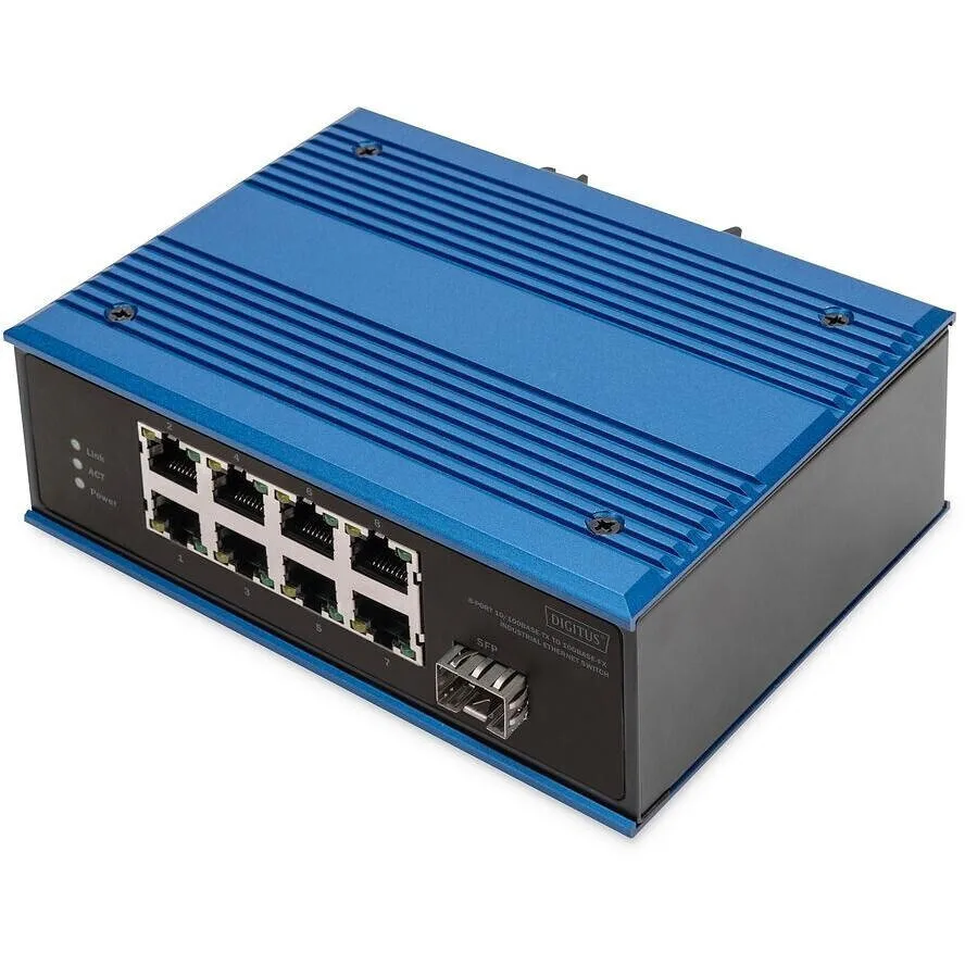 Digitus DN-651133 Unmanaged L2 PoE Switch με 8 Θύρες Ethernet και 1 SFP Θύρα Digitus DN-651133 Unmanaged L2 PoE Switch με 8 Θύρες Ethernet και 1 SFP Θύρα - Image 1