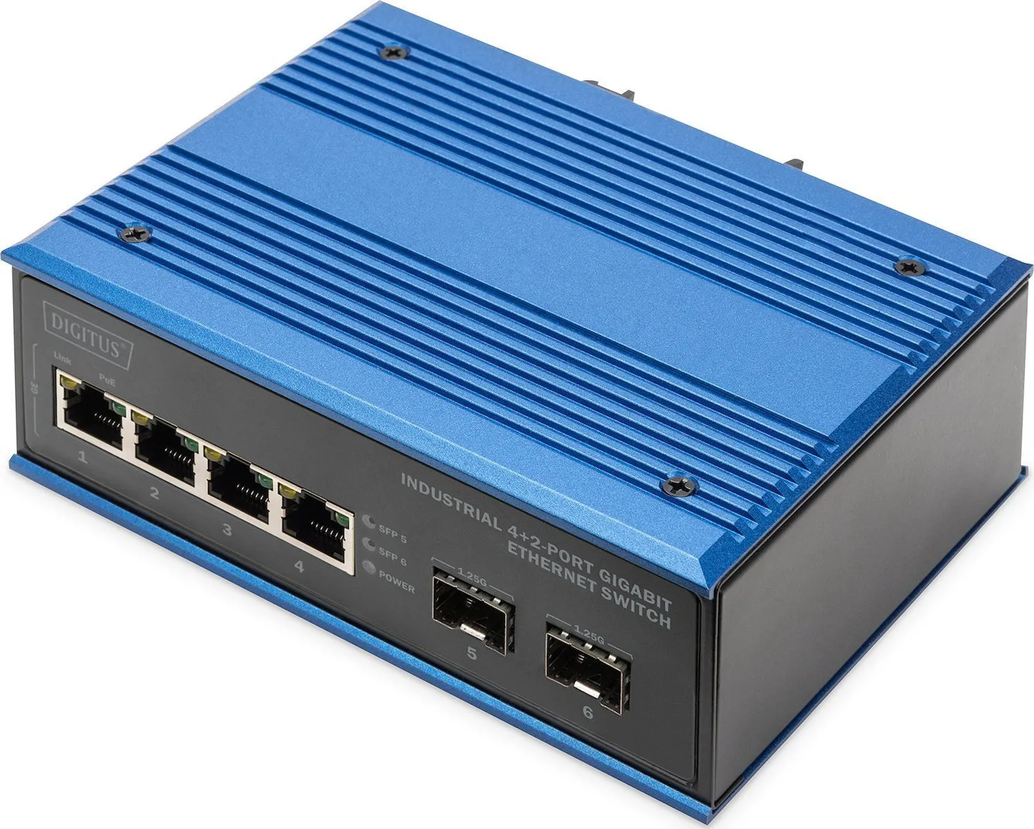 Digitus DN-651148 Unmanaged L2 Switch με 4 Θύρες Gigabit (1Gbps) Ethernet και 2 SFP Θύρες Digitus DN-651148 Unmanaged L2 Switch με 4 Θύρες Gigabit (1Gbps) Ethernet και 2 SFP Θύρες - Image 1