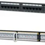 Digitus Patch Panel για Rack 1U 19" 24 Θυρών cat6 Μαύρο 520959