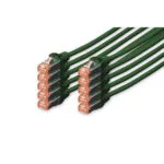 Digitus S/FTP Cat.6 (Gigabit) Καλώδιο Δικτύου Ethernet 1m Πράσινο 10τμχ DK-1644-010-G-10