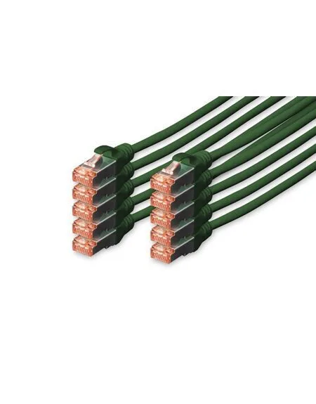 Digitus S/FTP Cat.6 (Gigabit) Καλώδιο Δικτύου Ethernet 1m Πράσινο 10τμχ DK-1644-010-G-10 Digitus S/FTP Cat.6 (Gigabit) Καλώδιο Δικτύου Ethernet 1m Πράσινο 10τμχ DK-1644-010-G-10 - Image 1