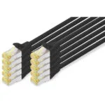 Digitus S/FTP Cat.6a (Gigabit) Καλώδιο Δικτύου Ethernet 3m Μαύρο DK-1644-A-030-BL-10