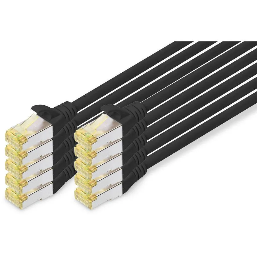Digitus S/FTP Cat.6a (Gigabit) Καλώδιο Δικτύου Ethernet 3m Μαύρο DK-1644-A-030-BL-10 Digitus S/FTP Cat.6a (Gigabit) Καλώδιο Δικτύου Ethernet 3m Μαύρο DK-1644-A-030-BL-10 - Image 1