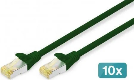 Digitus S/FTP Cat.6a (Gigabit) Καλώδιο Δικτύου Ethernet 3m Πράσινο 10τμχ DK-1644-A-030-G-10 Digitus S/FTP Cat.6a (Gigabit) Καλώδιο Δικτύου Ethernet 3m Πράσινο 10τμχ DK-1644-A-030-G-10 - Image 1
