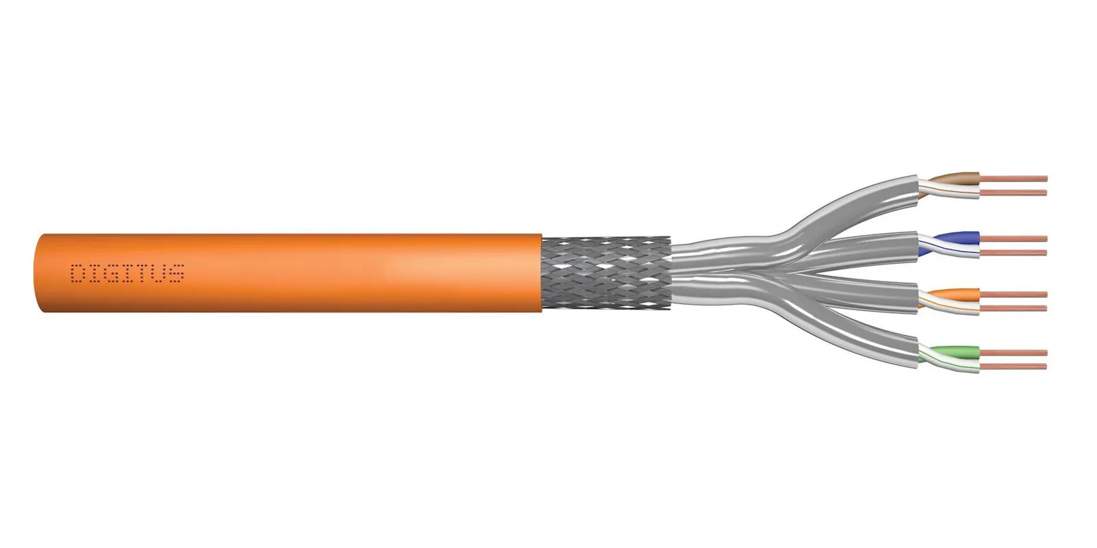 Digitus S/FTP Cat.7 (10Gbps) Καλώδιο Δικτύου Ethernet χωρίς ακροδέκτες 500m Πορτοκαλί DK-1744-VH-5 Digitus S/FTP Cat.7 (10Gbps) Καλώδιο Δικτύου Ethernet χωρίς ακροδέκτες 500m Πορτοκαλί DK-1744-VH-5 - Image 1