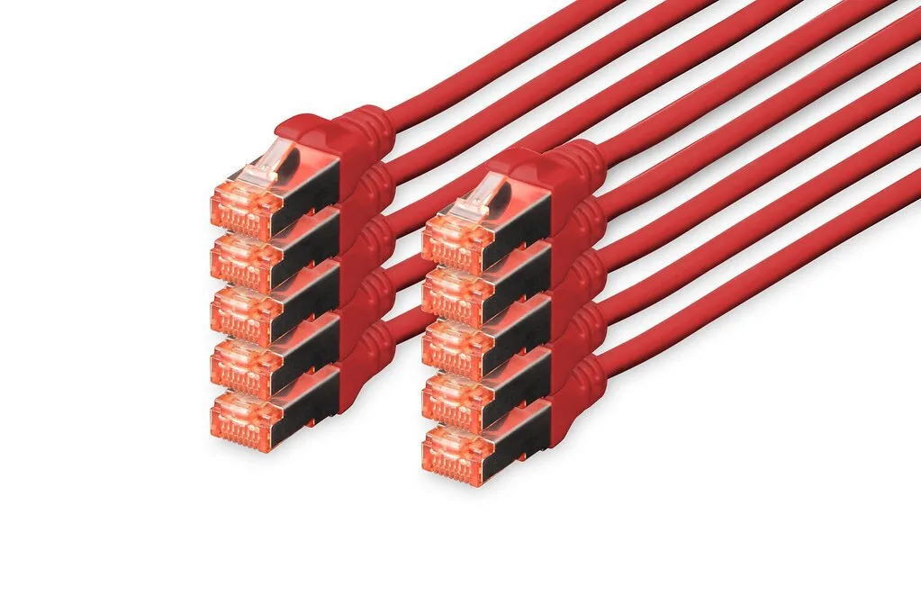 Digitus U/UTP Cat.6 (Gigabit) Καλώδιο Δικτύου Ethernet 0.25m Κόκκινο 10τμχ DK-1644-0025-R-10 Digitus U/UTP Cat.6 (Gigabit) Καλώδιο Δικτύου Ethernet 0.25m Κόκκινο 10τμχ DK-1644-0025-R-10 - Image 1