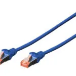 Digitus U/UTP Cat.6 (Gigabit) Καλώδιο Δικτύου Ethernet 0.5m Μπλε 10τμχ DK-1644-005-B-10