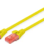 Digitus U/UTP Cat.6 (Gigabit) Καλώδιο Δικτύου Ethernet 10m Κίτρινο DK-1617-100/Y